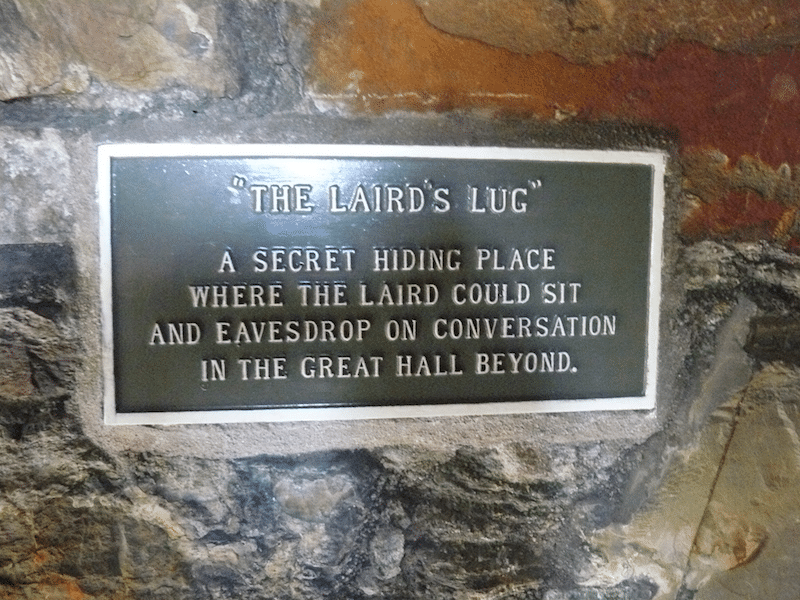 The home had some interesting design features